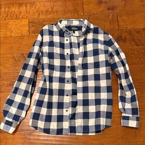 Men’s Banana Republic Checkered Button-Up Shirt